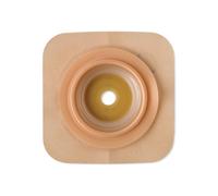 PLACCA CONVESSA NATUR DIMENSIONE ESTERNA 13,4X13,4 CM FLANGIA A SOFFIETTO DIAMETRO 70 MM FORO RITAGLIABILE 13-48 MM 5 PEZZI