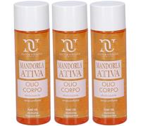 Natur Unique Mandorla Attiva Olio Corpo Senza Profumo 3x200 ml