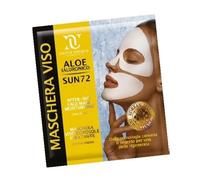 Natur Unique Maschera Viso Doposole Idratante Effetto Freddo - Maschera Coreana in Tessuto con Aloe Vera, Acido Ialuronico e Vitamina E - Azione Disarrossante e Lenitiva Senza Nichel - 1 Pezzo