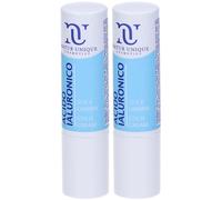 Natur Unique Stick Labbra Acido Ialuronico 2x1 St