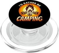 Natura All'aperto Wilderness Falò Preferirei essere campeggio PopSockets PopGrip per MagSafe