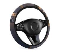 Natura animali selvatici cervi coprivolante per auto, antiscivolo, protezione completa per volante auto, universale, 38 cm, per auto, camion, furgoni, SUV