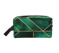 Natura astratta - verde smeraldo, Borsa per il trucco Borsa per cosmetici Borsa da viaggio portatile da viaggio Borsa per trucco Organizer