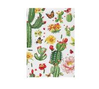 Natura Cactus Fiore Bianco piccole bandiere esterne decorative all'aperto Buon Natale banner per la decorazione del portico 28x40 double sided