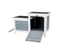 Natura casetta per piccoli animali 70×43×45cm, grigio/bianco