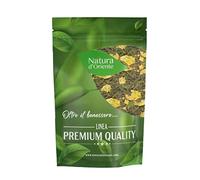 NATURA D’ORIENTE Tè Verde Mandorla Arrostita 100g - Con Tè Bianco, Cocco e Cannella - Miscela Aromatica con Mandorla Tostata - 100% Naturale
