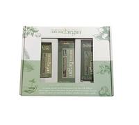 Natura d'Argan Set Viso Anti-Age con Olio di Argan e Macadamia, Detergente Bifasico 150ml, Crema Giorno 50ml, Peeling Scrub 100ml