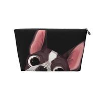 Natura del Boston Terrier, Borsa da toilette Borsa per trucco Borsa per cosmetici Borsa da toilette da viaggio portatile