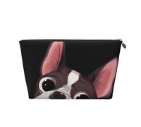 Natura del Boston Terrier, Borsa per il trucco Borsa per cosmetici Borsa da toilette da viaggio portatile Borsa da toilette
