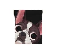 Natura del Boston Terrier, Spremere il portafoglio superiore da donna Borsa portaoggetti Piccola portamonete Portamonete