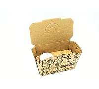 NATURA DENTRO - ECOPACKAGING Porta Bicchieri Asporto Ecoffee2go 2 Posti, 50pz, Porta Caffe Asporto, Compostabili, Ecologici, Bar, Ristorante, Take Away