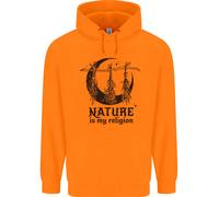 Natura È il Mio Religion Halloween Strega Bambini Felpa con Cappuccio