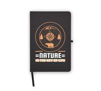 Natura è la chiave della vita, pagine bianche, copertina in ecopelle, agenda, diario, quaderno di lavoro