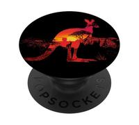 Natura e Paesaggi Australiani Canguro PopSockets PopGrip Adesivo