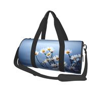 Natura Fiore Bianco, Borsone da viaggio di grande capacità Borsa rotonda Borsa da viaggio sportiva Borsa da viaggio Borsa da fitness