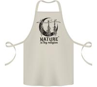 Natura Is My Religion Halloween Strega Cotone Grembiule 100% Biologico