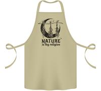 Natura Is My Religion Halloween Strega Cotone Grembiule 100% Biologico