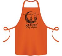 Natura Is My Religion Halloween Strega Cotone Grembiule 100% Biologico