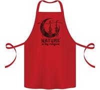 Natura Is My Religion Halloween Strega Cotone Grembiule 100% Biologico