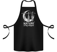 Natura Is My Religion Strega Halloween Cotone Grembiule 100% Biologico