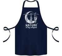 Natura Is My Religion Strega Halloween Cotone Grembiule 100% Biologico