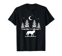 Natura Lupo nella Foresta Maglietta