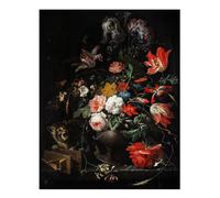 Natura morta floreale arte da parete decorazione botanica classica Classic N