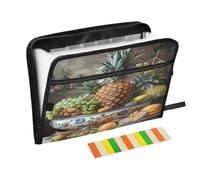 Natura morta frutta verdura cerniera cartella portadocumenti espandibile 13 tasche fisarmonica File Organizer con etichette A4 formato lettera cartelle di archiviazione per casa viaggi universitari