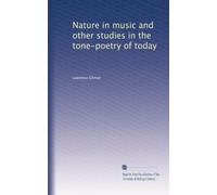 Natura nella musica e altri studi nella poesia tonica di oggi