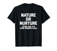 Natura O Cattura T-Shirt divertente psicologo regalo Psicologia Maglietta