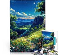 Natura Paesaggio Puzzle da 1000 pezzi per adolescenti Giocattoli che creano dipendenza e sfidano l'intelligenza del cervello Adatto per la decorazione del desktop 38x26cm