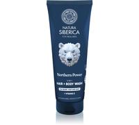 Natura Siberica Arctic Wild Northern Power gel detergente per i capelli, la barba e il corpo per uomo 200 ml