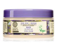 Natura Siberica Maschera per capelli deboli Super Kedr, rosa e proteine 300 ml