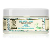Natura Siberica Super Mint, Bereza & retinolo, maschera per capelli grassi, 300 ml
