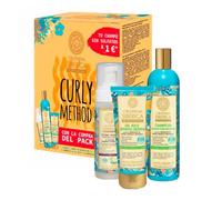 Natura Siberica: Kit di cura per i capelli ricci, CHAMPÚ SIN SULFATOS 400 ML + GEL DE RIZOS 200 ML + ESPUMA MOLDEADORA 170 ML