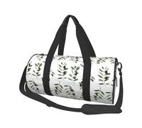 Natura stile acquerello ramo d'ulivo, Borsone da viaggio di grande capacità Borsa rotonda Borsa da viaggio sportiva Borsa da viaggio Borsa da fitness