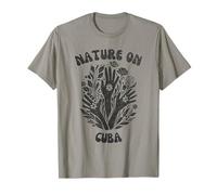 Natura su Cuba Arte Floreale Maglietta