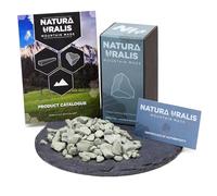 Natura Uralis Argilla Blu Cambriano | 200g di Argilla Blu Cambriano Naturale, da Blu-Grigio a Blu Pastello - Croccantezza Straordinaria, Texture Terrosa, Setosa e Sodo, Sensazione ASMR