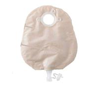 NATURA+ SACCA PER UROSTOMIA CON FLANGIA TUBICINO DI SCARICO SOFT TAP TRASPARENTE CON TELINO DI RIVESTIMENTO LATO CUTE TUBICINI DI RACCORDO MISURA 57MM 10 PEZZI