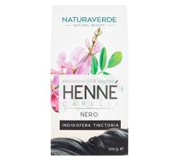 Natura Verde Henné Capelli Colorazione 100% Vegetale Nero 100 g - Tinta Capelli