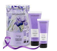 Natura Verde iris Cofanetto regalo Bagnoschiuma 200ml e crema corpo 100ml