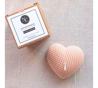 NaturaCandles - Candela profumata a forma di cuore. Design originale. 100% artigianale. Perfetto come regalo, decorazione o per occasioni speciali. (FRUITY NUDE)