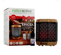 Naturactive Abete Rosso Diffusore Oli Essenziali + Olio Essenziale Arancio Dolce BIO 10ml - Diffusore