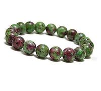 Natural AAA Rubi Zoisite Stretch Bracciale | 7-7.5” Lunghezza Rubi Zoisite Gemstone Bracciale | Bracciale Unisex | 6mm figura rotonda | Stretch Bracelet | Uomini perline tratto braccialetto