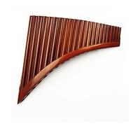 Natural Bamboo Pan Pipes 22 Pipes G Key Strumento A Fiato Pan Flauto Fatto A Mano Flauto Di Pan Per Principianti (Color : Right)