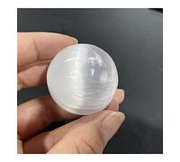 Natural Bianco Selenite Quartz Yoga Ball Massage Collezione Guarigione Meditazione Decorazione Decorazione Decorazione Regalo Sostegno spirituale(1pcs)