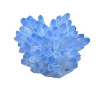 Natural Blue Ghost Phantom Quartz Crystal Cluster Rock Stones Reiki Specimen Home Decor decorazione della stanza (Size : 200g)