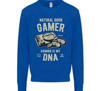 Natural Born Gamer Divertente Felpa Uomo