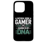 Natural Born Gamer Gaming è la mia citazione del DNA Custodia per iPhone 15 Pro Max