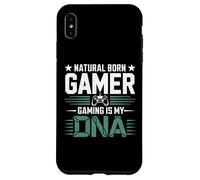 Natural Born Gamer Gaming è la mia citazione del DNA Custodia per iPhone XS Max